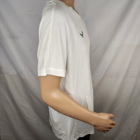 Nike Men’s Rafa Dri-FIT ADV Short-Sleeve Tennis Knit Top Shirt Men XL FD5409-100 - Picture 5 of 11